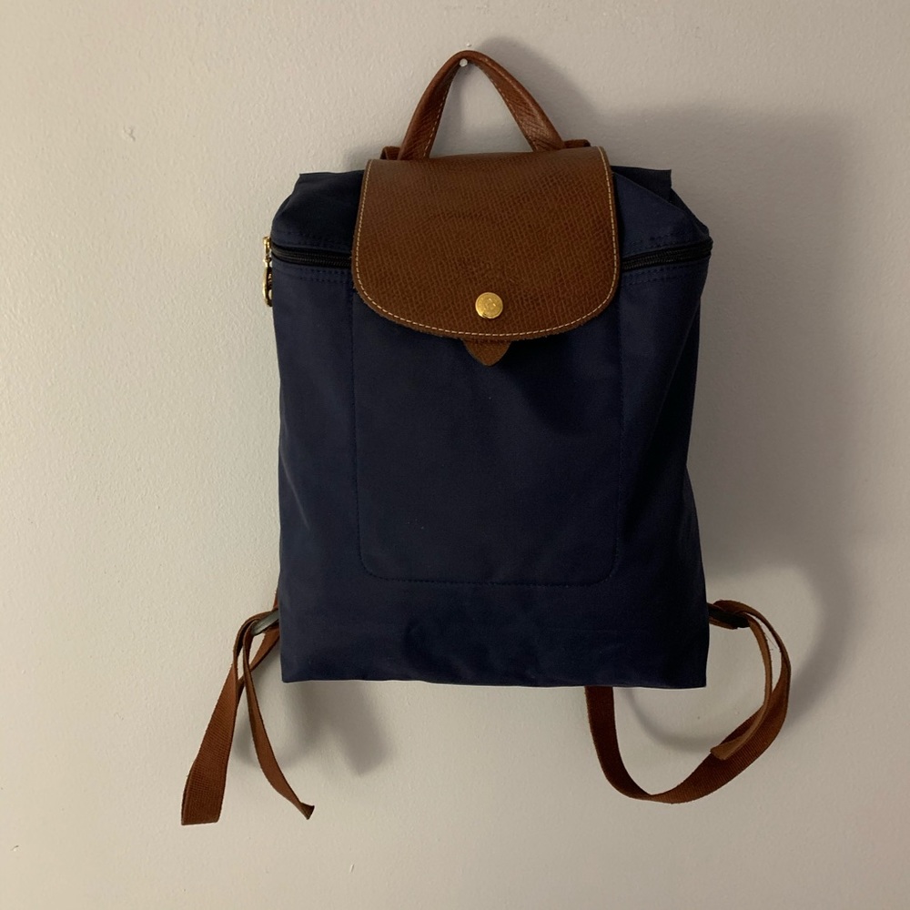 Long Champ Le Pliage Nylon Backpack